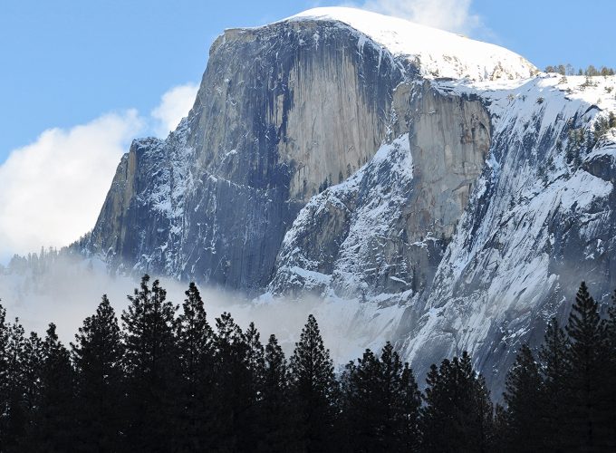 Wallpaper Half Dome, mountain, Yosemite, National Park, California, forest, 4k, Nature 2289516069